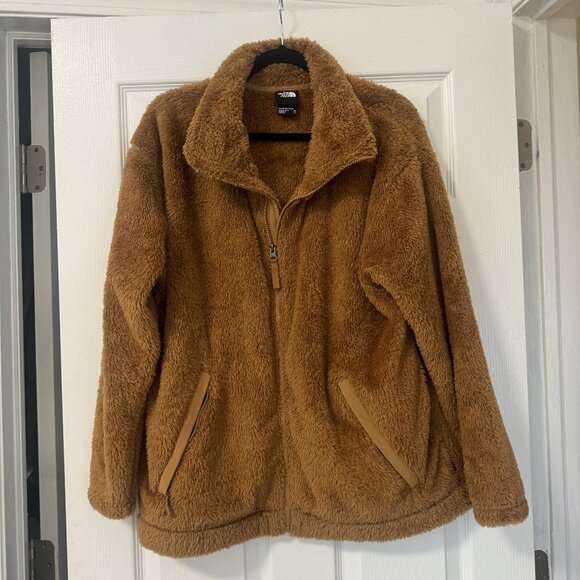 The North Face Brown Teddy Jacket - Picture 1 of 3
